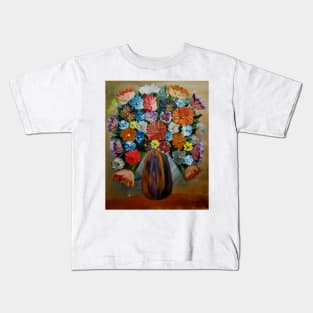 This painting with mix of different medium and metallic paints . Kids T-Shirt